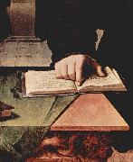 Angelo Bronzino Hand im aufgeschlagenem Buch Spain oil painting artist